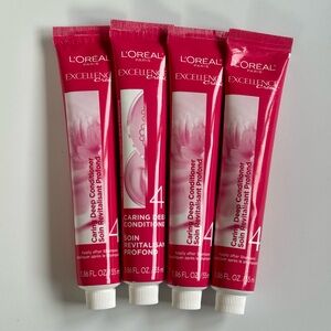 L'Oréal Paris Excellence After Color Hair Conditioner Treatment #4 Lot of 4